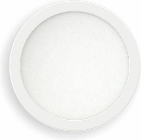 Spot Light Στρογγυλό Χωνευτό LED Panel 15W με Φυσικό Λευκό Φως 4000K 17.5εκ.
