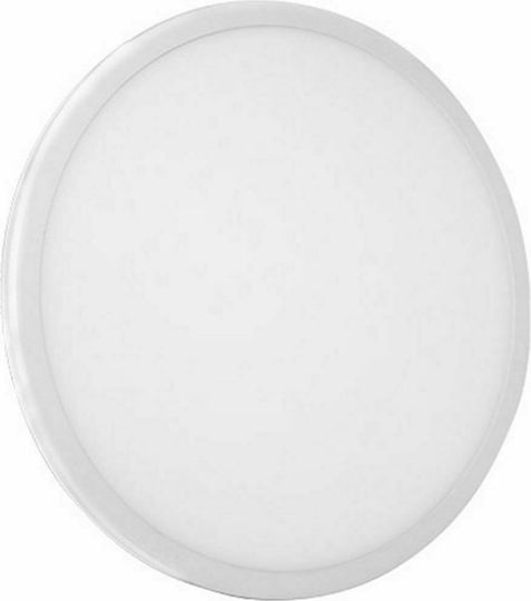 Aca Round Recessed LED Panel 19W with Warm White Light 3000K 23cm