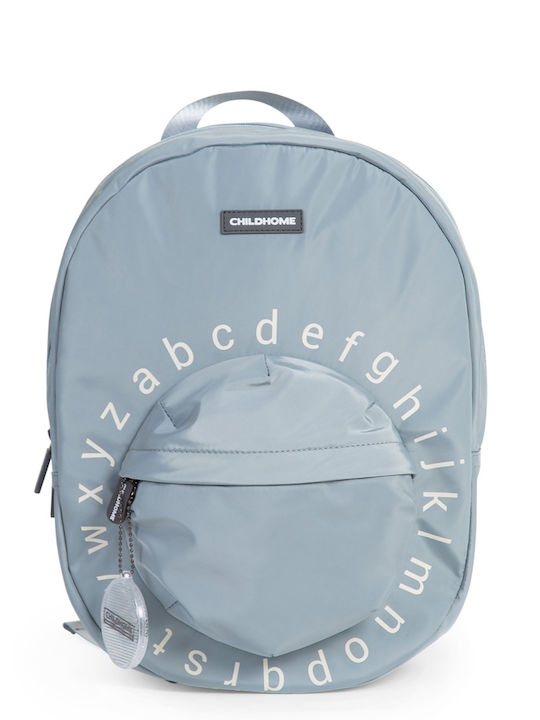 Childhome ABC Grey Off White School Bag Backpack Elementary, Elementary in Gray color