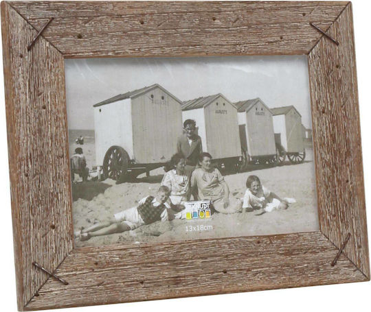 Deknudt Wooden Picture Frame with Gray Frame