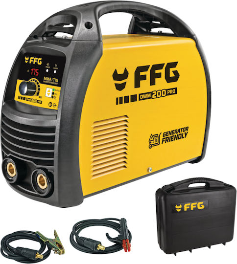 FFG DWM 200 PRO Ηλεκτροκόλληση Inverter MMA με Μέγιστο Ρεύμα Συγκόλλησης 200A και Κύκλο Εργασίας 20%