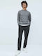 Castle Trousers in Regular Fit Charcoal