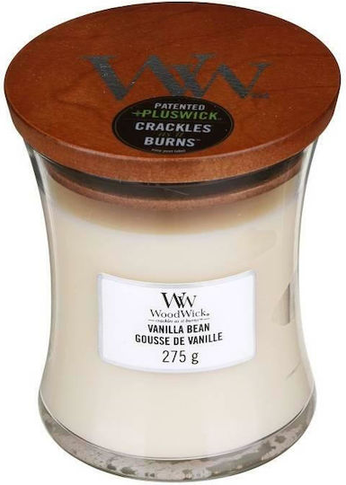 WoodWick Αρωματικό Κερί σε Βάζο με Άρωμα Vanilla Bean 275gr