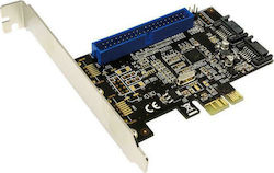 LogiLink Card de control PCIe cu 3 porturi IDE / SATA III