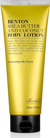 Benton Sheabutter Und Kokosnuss Feuchtigkeitsspendende Körperlotion Mit Sheabutter & Kokosnuss Parfüm Für Alle Hauttypen 250ml