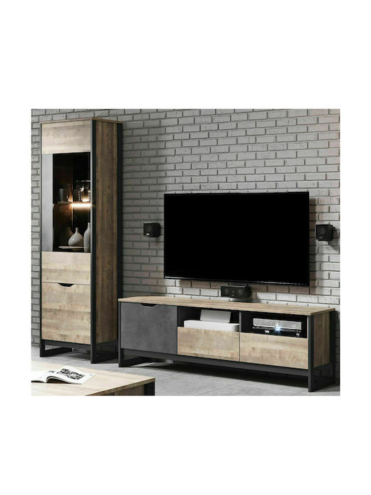 Σύνθετο Σαλονιού Arden Sand Mini Μ217.2xΒ39.6xΥ194εκ.