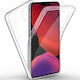 Forcell 360 Full Cover Silicon 0.3mm Transparent (iPhone 12 / 12 Pro)