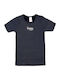 Minerva Princess Kids' Undershirt Short-sleeved Navy Blue