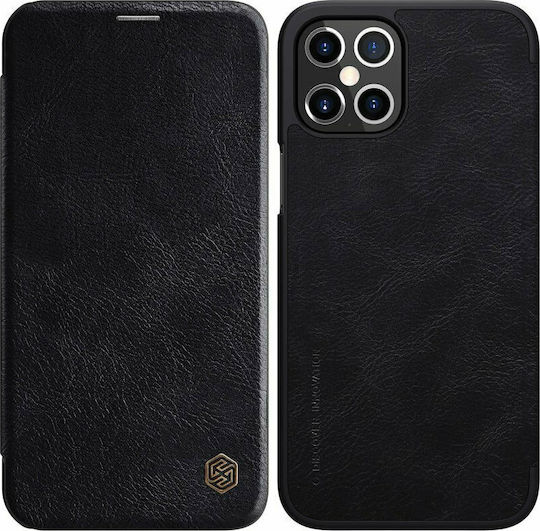 Nillkin Qin Book Δερματίνης Μαύρο (iPhone 12 Pro Max)