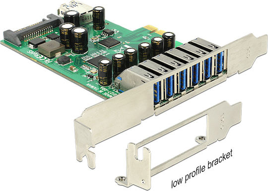 DeLock Κάρτα PCIe σε 7 θύρες USB 3.0
