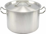 GTSA Stainless Steel Pressure Cooker Capacity 13lt with Diameter 30cm and Height 18cm.