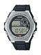 Casio Ceas Digital Pentru Bărbați 50.7mm Cronograf Baterie Cu Curea Din Cauciuc Neagră