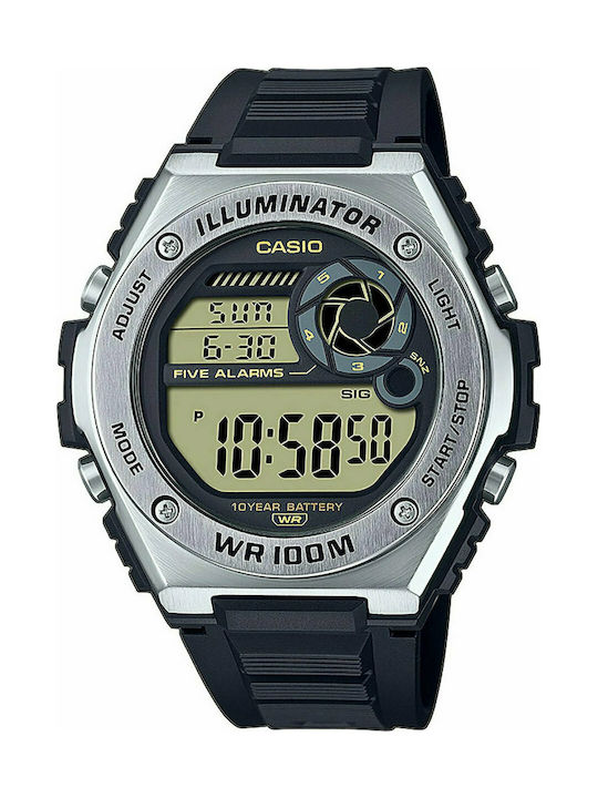 Casio Ψηφιακό Ρολόι Χρονογράφος Μπαταρίας με Κα...