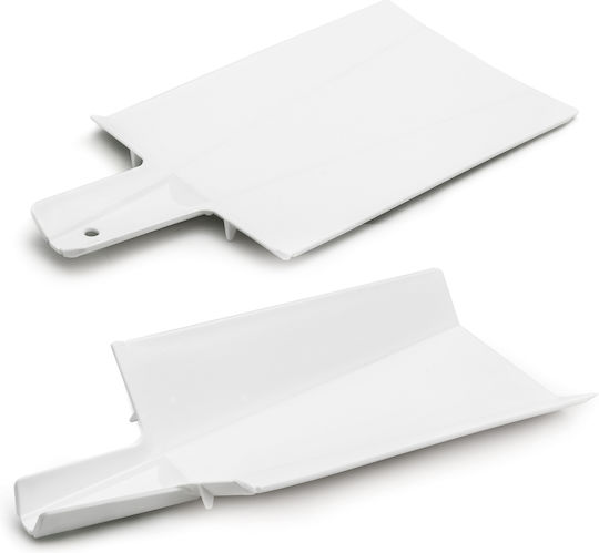 Svim Tocatoare de Bucatarie Cu Mânere Rabatabile 40×21,5cm Plastic Alb