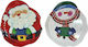 XMASfest 93-1195 Christmas Platter Plastic L36xW35cm. (Μiscellaneous Designs/Colors)