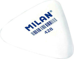 Milan Eraser for Pencil and Pen 428 Triangular 1pcs White