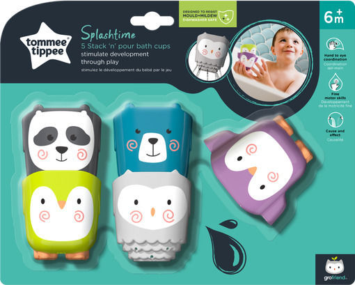 Tommee Tippee Splashtime Stack 'n' Pour Badespielzeug für 6++ Monate 491013