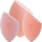 Real Techniques Synthetic Make Up Sponge Set for Foundation Miracle Trio 3pcs