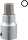 Force Socket 3/4" Allen Walnut with Allen Head and Socket 3/4'' H14x80mm