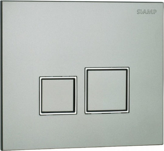 Siamp Square Flush Plate Dual Flush 111980