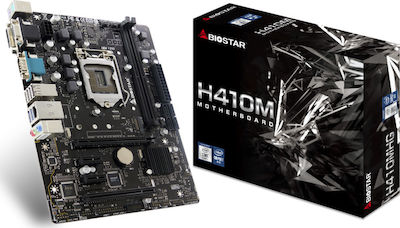 Biostar H410MHG Ver. 6.0 Motherboard Micro ATX με Intel 1200 Socket