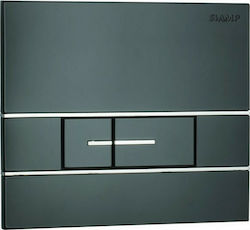 Siamp Segment Flush Plate Dual Flush Black