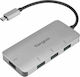 Targus v5 USB Hub with 4 USB 3.0 Ports with USB-C Connection Silver