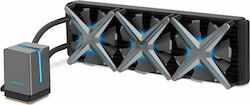 Inter-Tech Alseye X360 CPU Water Cooling Triple Fan 120mm for Socket AM4/1200/115x