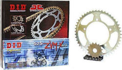 DID Chain & Sprocket Kit DID-JT Drive Chain and Sprocket Set for Kawasaki ZZR 1400 / ZX 14 `06-`10 - Black X-ring Chain (ZVM-X) for Kawasaki ZZR 1400 2006-2010