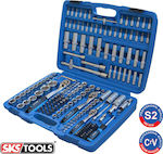 Ratschen- & Steckschlüssel-Sets 1\2" & 1\4" & 3\8" 171Stück