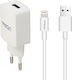 Treqa Ladegerät mit USB-A Anschluss und Kabel B...