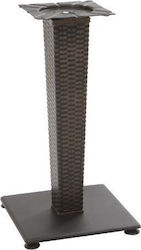 Karekla by Fragkoulakis Enzo-P Metallische Tischständer Braune 40x40x72cm Karekla by Fragkoulakis Enzo-P Metallische Tischständer Braune 40x40x72cm