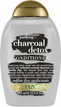 OGX Purifying + Charcoal Detox Conditioner Ενυδάτωσης για Όλους τους Τύπους Μαλλιών 385ml