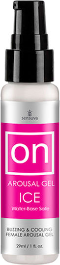 Sensuva On Arousal Water Base Safe Διεγερτικό Gel για Γυναίκες με Άρωμα Ice 29ml