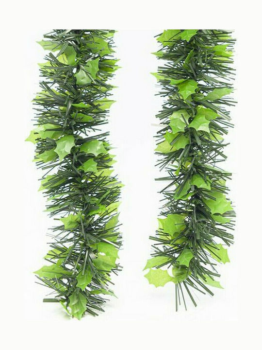 Eurolamp Magic Christmas Πράσινη Τρέσα με Φύλλα Γκι 2m Christmas Garland Green 200x30cm 1pc