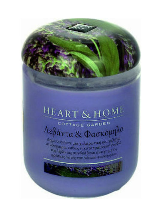 Duftkerze Lavendel und Salbei Heart&Home 115gr