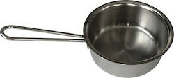 Stainless Sauce Pan Capacity 300ml with Diameter 10cm.