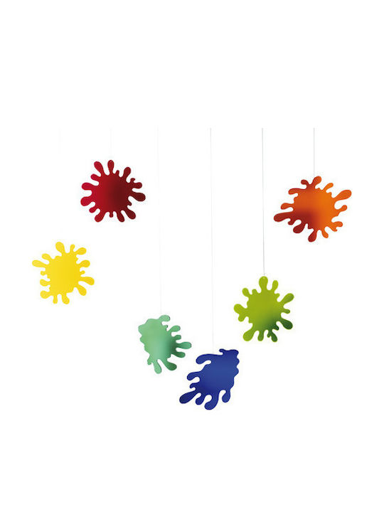 Flensted Mobiles Kids Decorative Room Mobile Πιτσιλιές 60cm Multicolour