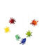 Flensted Mobiles Kids Decorative Room Mobile Πιτσιλιές 60cm Multicolour