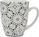 Nava Maiolica Κούπα από Πορσελάνη Grey 355ml
