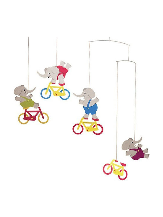 Flensted Mobiles Kids Room Decorative Mobile Animals Ελέφαντες Ακροβάτες