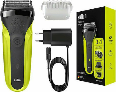 Braun Series 3 Shave&Style 300BT S0425189 Rechargeable Face Electric Shaver Yellow