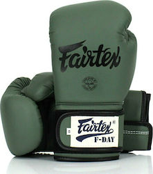 Fairtex BGV11 F-Day Muay Thai FX-BGV11 Mănuși de Box din Piele Sintetică pentru Competiție Verzi Fairtex BGV11 F-Day Muay Thai FX-BGV11 Mănuși de Box din Piele Sintetică pentru Competiție Verzi