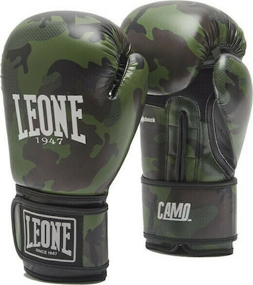 Leone GN324 Boxhandschuhe aus Kunstleder Grün