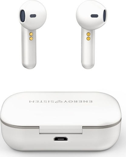 Energy Sistem Style 3 Ohrstöpsel Bluetooth-Freisprecheinrichtung Kopfhörer mit Ladeetui Weiß