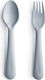 Mushie Baby Set mit Gabel Fork & Spoon aus Kuns...