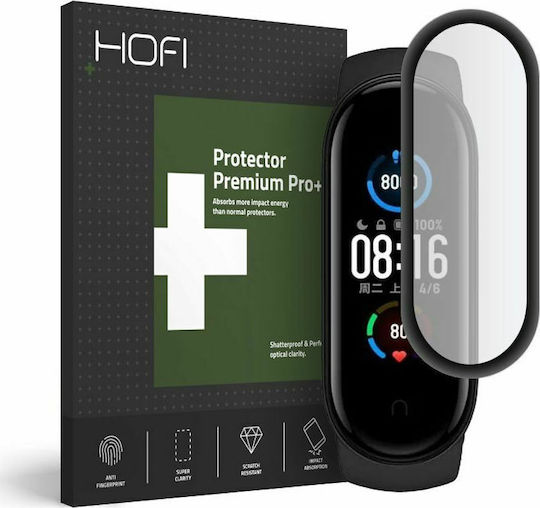 Hofi Anti-explosion Full Face Tempered Glass for the Mi Band 5 1pcs 795787712368