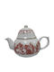 Mlesna Tea Чайник Порцелан Червен