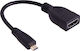 Convertor Micro HDMI Masculin În HDMI Feminin 1 Bucată S-PC-3215