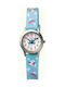 Q&Q Kids Analog Watch Crown with Rubber/Plastic Strap Light Blue